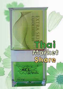 รูปภาพของ MCL EXTRA SKIN EXFOLIATER 10 (15ml.) เจลปรับสภาพผิว สำหรับผิวมัน ผิวผสม ผิวหมองคล้ำ เป็นสิว (สีเขียว)
